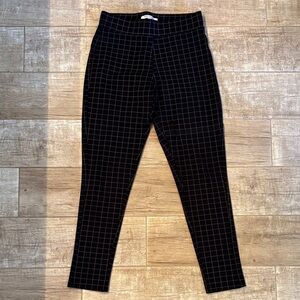 Kay Unger Women’s Black Grid Pattern Pants